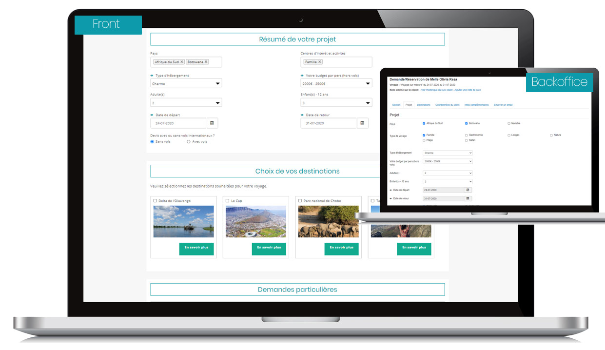 option formulaire sur mesure