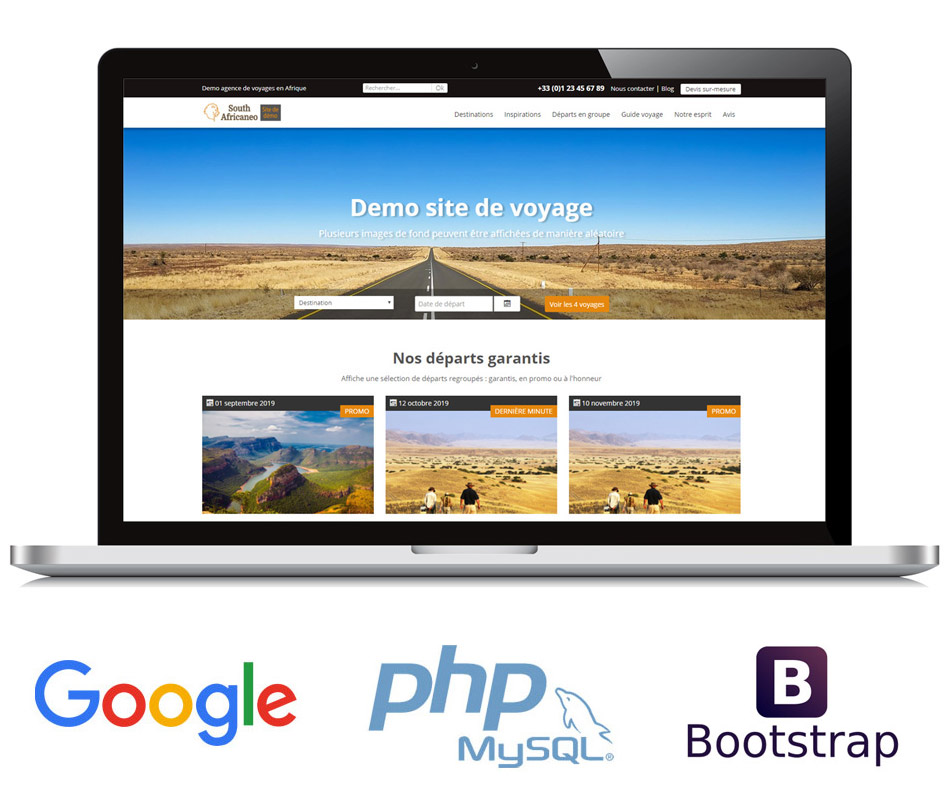 site web agence de voyage